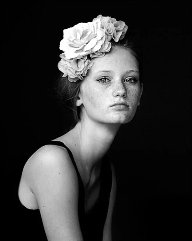 Fine-art black and white beauty